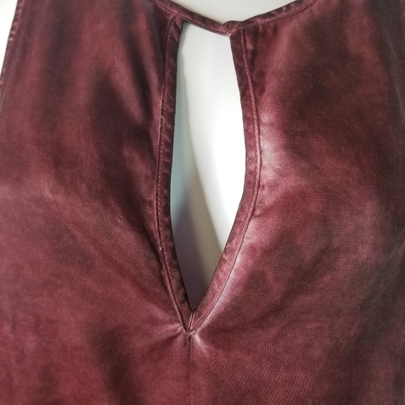 TINA + JO hand dyed sleeveless asymmetrical top usa - Picture 7 of 10